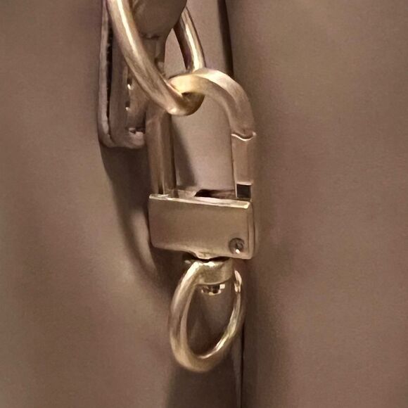 House of Want Taupe Snack Top Handle Satchel Vegan Leather NWD - Picture 7 of 11